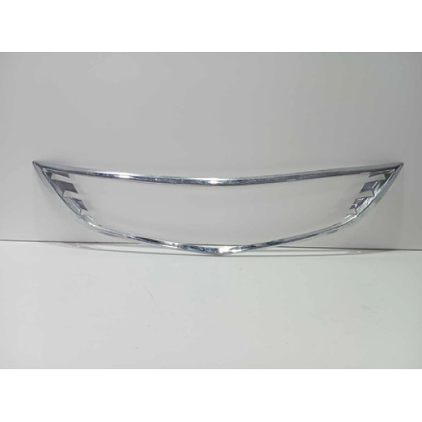 Moldura/ Friso Cromado Grade Central Gm Onix/ Prisma 13/16 Cromado Brilhante