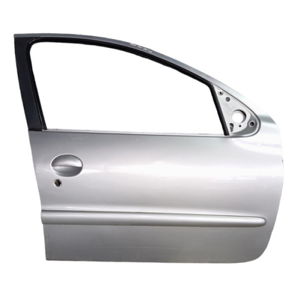 Porta Dianteira Direita Peugeot 206 (4portas) Original Dianteira Direita Prateado