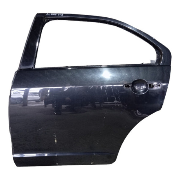Porta Traseira Esquerda Ford Fusion 2009 Ao 2012 Original Traseira Esquerdo Preto