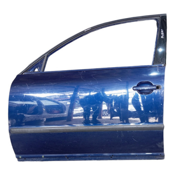 Porta Dianteira Esquerda Vw Passat 1999/2003 Original Dianteira Esquerdo Azul