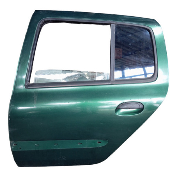 Porta Traseira Esquerda Renault Clio 2000/2011 Traseira Esquerdo Verde
