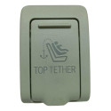 Acabamento Banco/ Top Tether Mercedes C180 16/19 A2058680239 Cinza