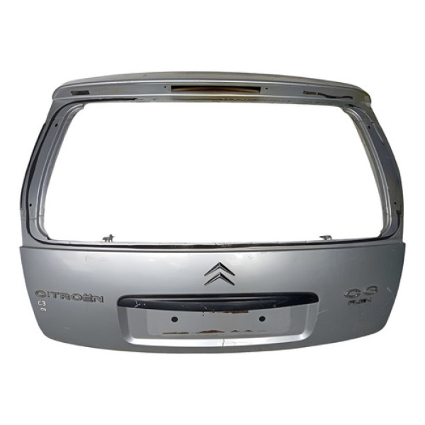 Tampa Traseira Porta Malas Citroen C3 2008/2012 Prata