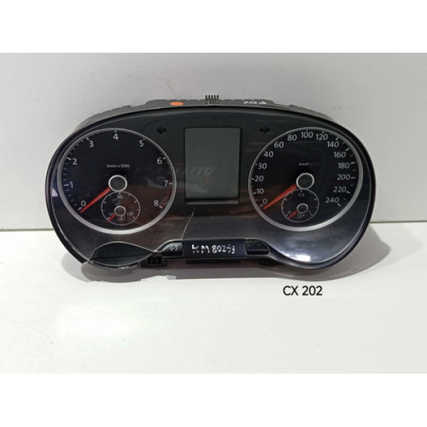 Painel Instrumentos Velocímetro Vw Fox 10/15 A2c53362658 Preto