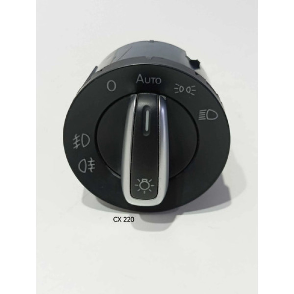 Botão Comando Luz Farol Vw Fox/ Tiguan 15/20 3c8941431a