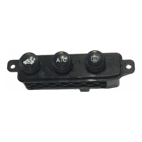 Comando Botão Ar Condicionado Honda Civic 01/06 Preto