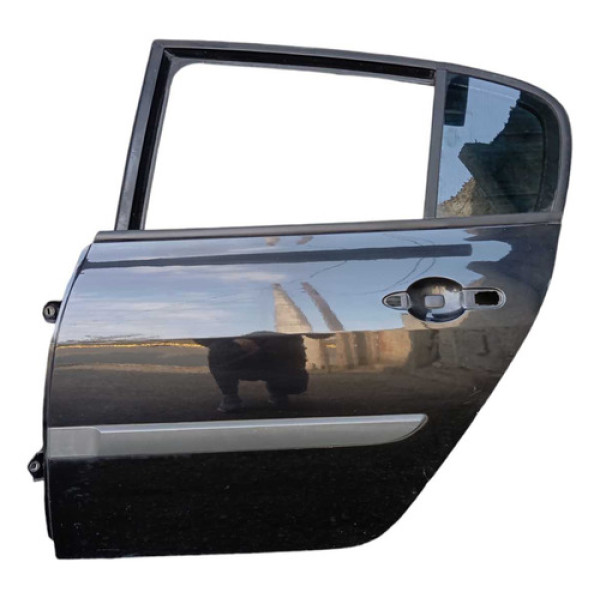 Porta Traseira Esquerda Renault Megane 2006/2012 Traseira Esquerdo Preto