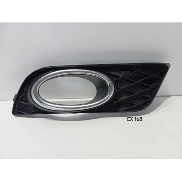 Moldura Farol Milha Lado  Direito Honda New Civic G9 12/14 Preto Direito