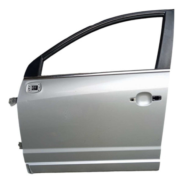 Porta Dianteira Esquerda Gm Captiva 2008/2016 Com Detalhes Dianteira Esquerdo Prata