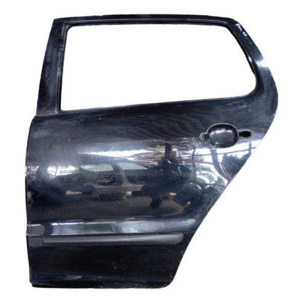 Porta Traseira Esquerda Vw Fox 2004/2010 Original Traseira Esquerdo Preto