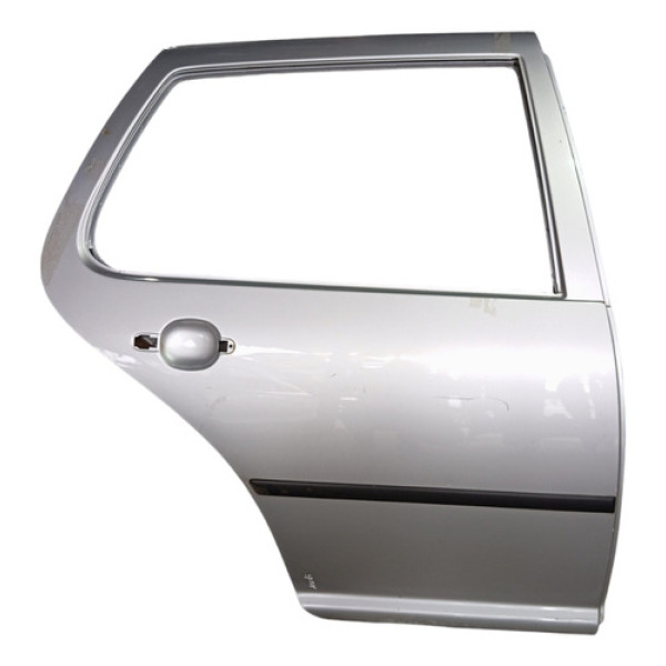 Porta Traseira Direita Vw Golf 1999/2006 Traseira Direita Prateado