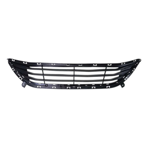 Grade Inferior Central Parachoque Elantra 11/14 865613x000 Preto Fosco