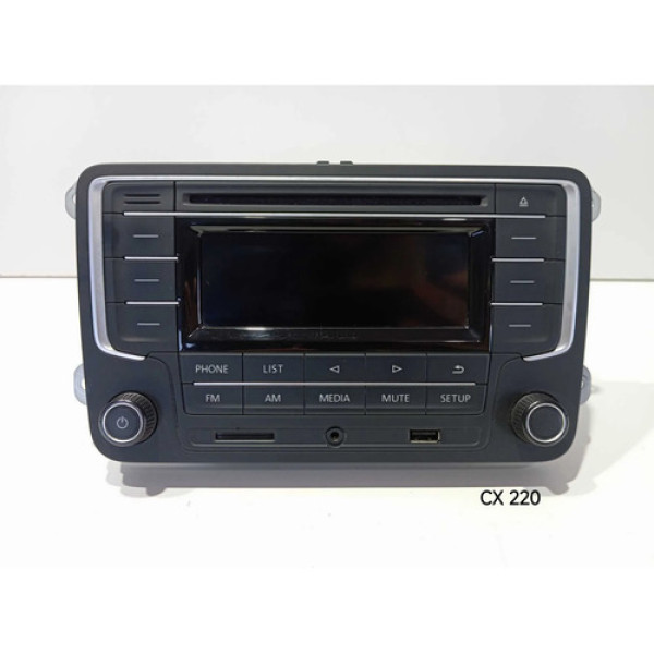 Rádio Multimídia Vw Fox/ Crossfox/ Spacefox 15/22 6rf035184 Preto
