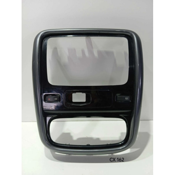 Moldura Central Rádio Painel Renault Duster 11/15 682604543r Cinza