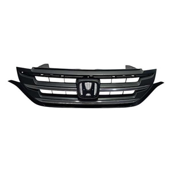 Grade Do Parachoque Dianteiro Honda Crv 12/15 71127t0g Preto Ambos Lados