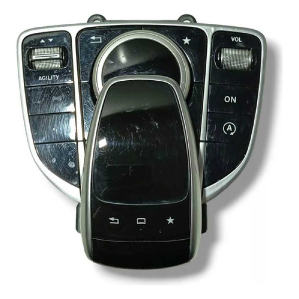 Comando Controle De Som/ Navegação Gps Mercedes C180 15/18  Preto Argentina/brasil/chile/uruguai