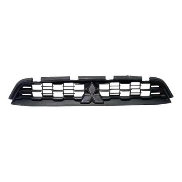 Grade Sup Parachoque Diant Mitsubishi Asx 13/16 6402a318 Preto Fosco