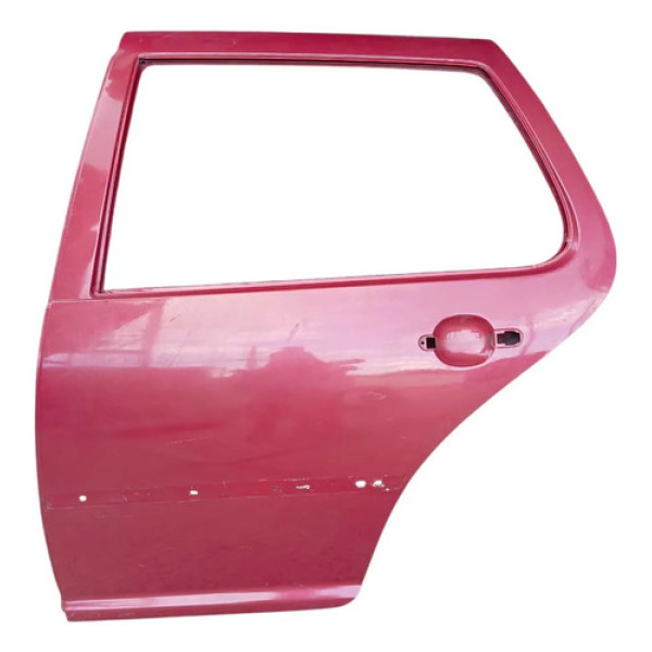 Porta Traseira Esquerda Golf 1999/2010 Traseira Esquerdo Vermelho