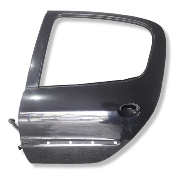 Porta Traseira Esquerda Peugeot 206/ 207 Hatch Original  Traseira Esquerdo Preto