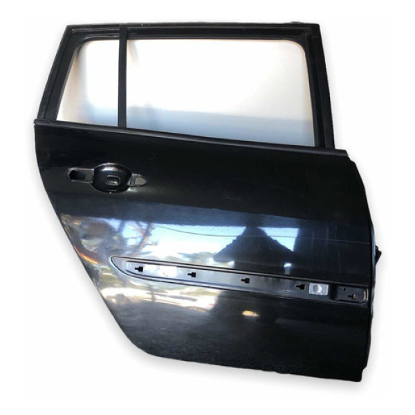 Porta Traseira Direita Renault Megane 07/12 Original Traseira Direito Preto
