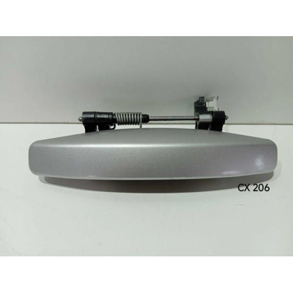 Maçaneta Externa Esquerdo Renault Duster 10/14 806077120r *2 Cinza Dianteira/traseira