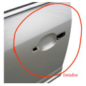 Porta Dianteira Esquerda Gm Captiva 2008/2016 Com Detalhes Dianteira Esquerdo Prata