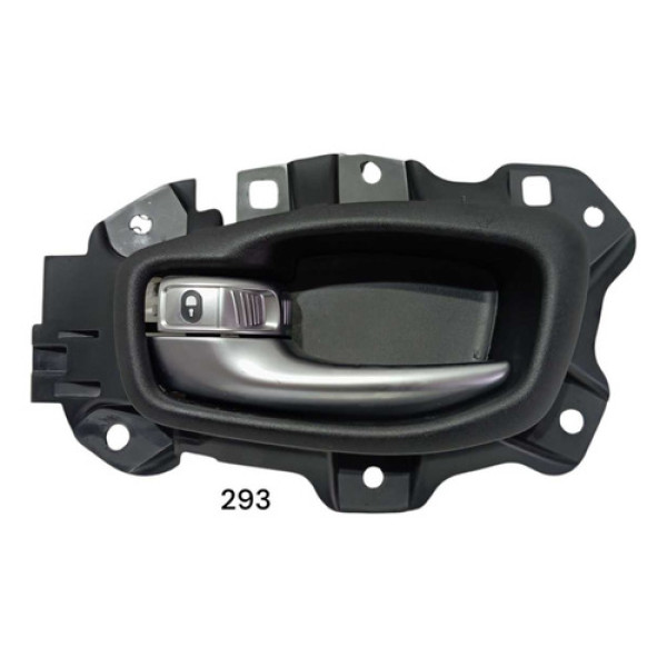  Maçaneta Interna Traseira Esquerda Jeep Compass 17/22 6er87 Preto Traseira