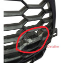 Grade Parachoque Diant Mitsubishi Outlander 10/13 6402a198 Preto Fosco