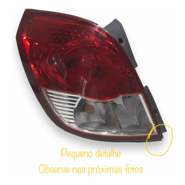 Lanterna Traseira Esquerda Gm Captiva V6 3.0 2011 C/ Detalhe Esquerdo Vermelho