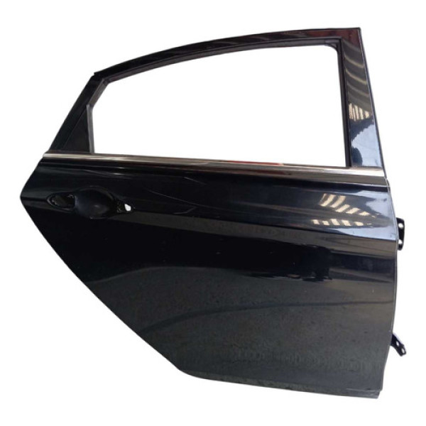 Porta Traseira Direita Hyundai Sonata 2011/2014 Traseira Direita Preto