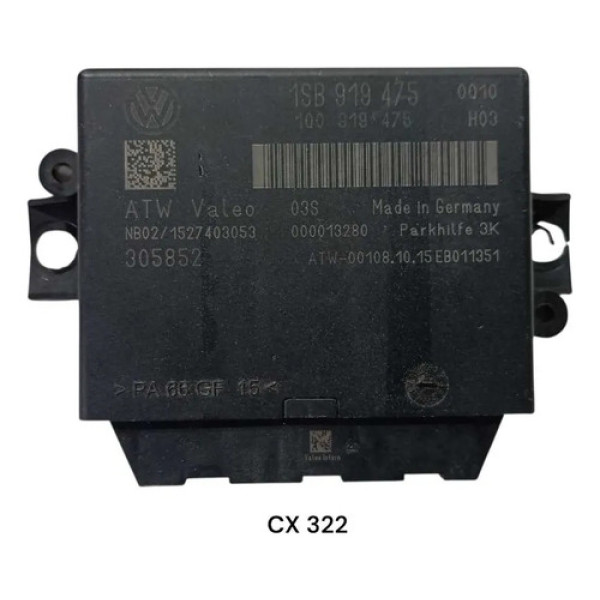 Módulo Sensor De Estacionamento Vw Up 14/20 1sb919475 Preto