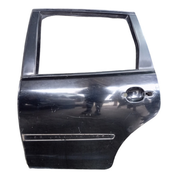 Porta Traseira Esquerda Vw Polo 2004/2010 Com Detalhes Traseira Esquerdo Preto