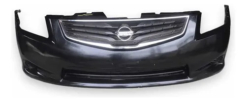 Parachoque Dianteiro Nissan Sentra 08/12 Com Detalhes Preto