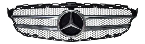 Grade Superior Frontal Mercedes C180/ C200 14/16 A2058800183 Preto Brilhante