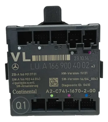 Módulo Porta Dianteira Esq Mercedes Cla200 14/18 A1669004002