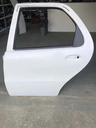 Porta Traseira Esquerda Fiat Palio 01/04 Original  Traseira Esquerdo Branco