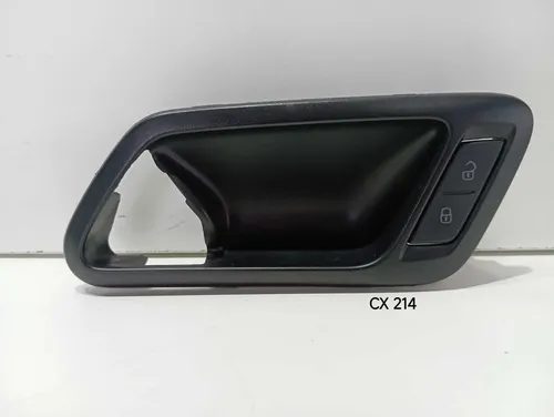 Moldura Maçaneta Interna Diant Esq Vw Fox 10/19 5z1837113c Preto Dianteira