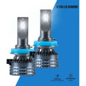 Par Lampada Ultra Led Diamond 9v 16v 6500k 60w Tiger Autohb4 Hb4 Branco Branco-neutro