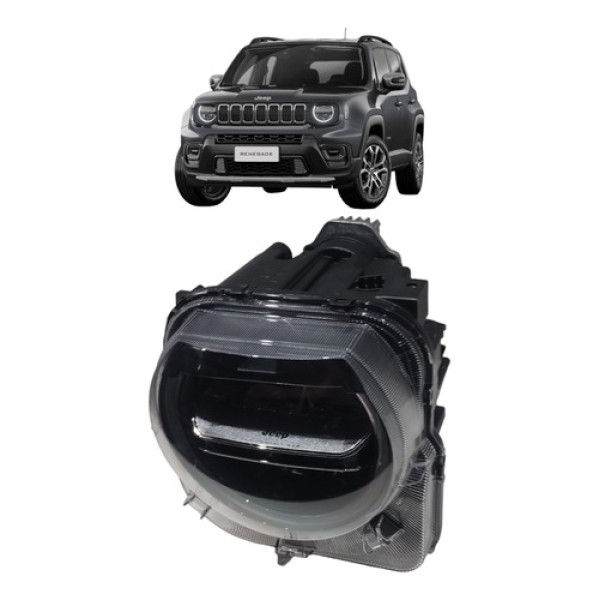 Farol Esquerdo Jeep Renegade 2023/2024 Novo Original Led Esquerdo