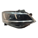 Farol Direito Masc Negra Vw Fox 2015/2019