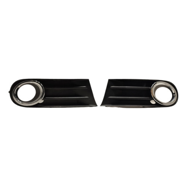 Par Moldura Farol De Milha Gol G5 Aro Cromado 2009 A 2012