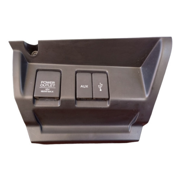 Moldura Painel Aux/acendedor/usb Honda Fit 15/16 Original
