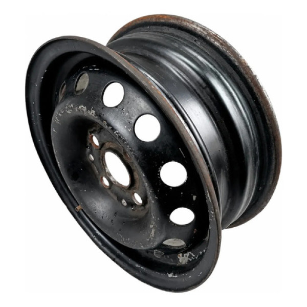 Roda De Ferro Aro 13 4 Furos 4x100 Vw Gol Voyage 377601025 Preto