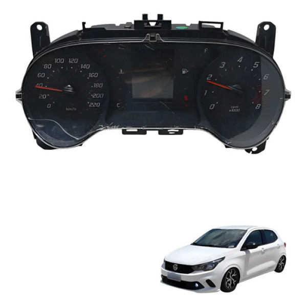 Painel Instrumento Com Detalhe Fiat Argo 2017 2023 1.3 Usado Preto
