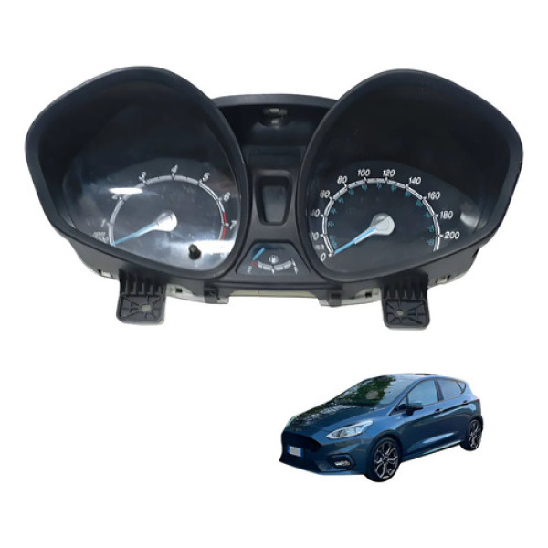 Painel Instrumento Ford Fiesta 2013 Á 2019 1.6 Usado Preto