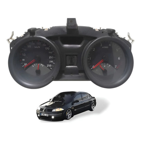 Painel De Instrumentos Renault Megane 2005 À 2010 Usado Preto