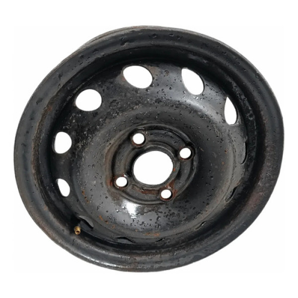 Roda De Ferro Aro 13 Original Gm Corsa 4x100 93253109 Preto