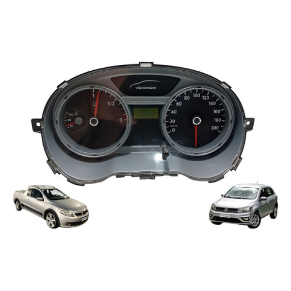 Painel De Instrumentos Vw Gol Saveiro G5 2007 À 2012 Usado Cinza