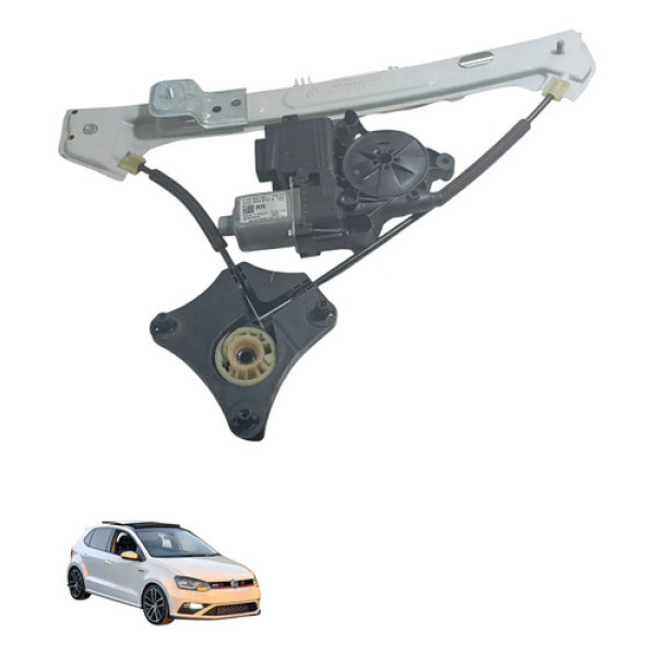 Maquina Vidro Eletrico Traseiro Esquerdo Vw Polo 2021 Usado