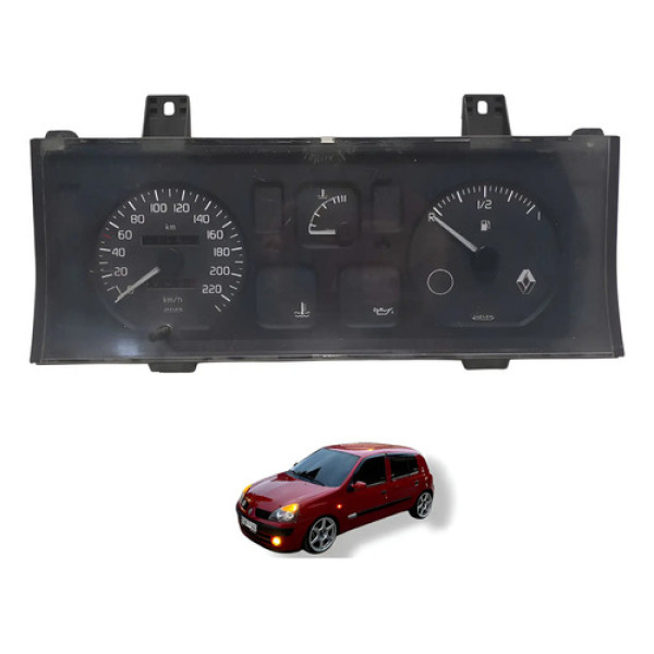 Painel Instrumentos Renault Clio Argentino 2996 À 1999 Usado Preto